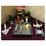 Tray lot of Star Wars Christmas ornaments