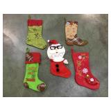 Lot of 5 new Christmas stockings