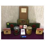 Tobacco collectors lot incl. tins, unopened packs