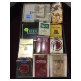Tray lot of tobacco items incl. tins, unopened