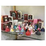 Large lot of Barbie Christmas ornaments and more