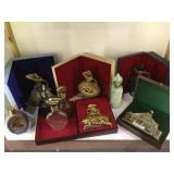 Lot of 10 Jim Beam collectors decanters some with