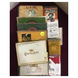 Lot of tobacco collectibles incl. tins and