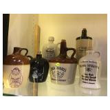 Lot of vintage jug decanters incl. Jack Daniels