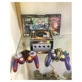 Nintendo GameCube with 2 controllers and games no