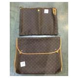 Pair of fashion travel bags some slight damage as