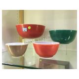 Set of 4 vintage Pyrex nesting bowls local pickup