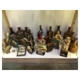 Large lot of 23 Jim Beam collectible decanters