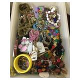 Large lot of costume jewelry