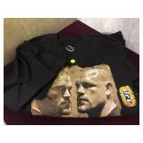 Lot of 5 new UFC shirts black with photo size L