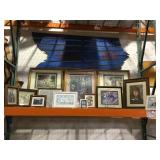 Lot of assorted framed pictures local pickup only