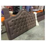 Padded full size bed frame good clean shape local