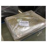 Pallet lot of glass shelving dimensions 46"x16"