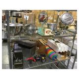 Cart lot incl. new door lock set, ammo can,