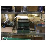 2nd shelf incl. ammo cans, assorted hardware and