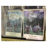 Lot of framed prints incl. Old West Days prints