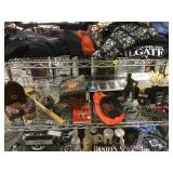 2nd shelf lot of assorted Jack Daniels items, bar