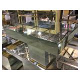 Mirrored end table approx. 2 feet high  local