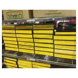 Shelf lot of National Geographic magazines in