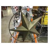 Metal Star wall hanging approx. 3 feet diameter