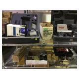 Top shelf camera lot including Polaroid and RCA