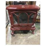 Duraflame red electric heater appprox. 2 feet