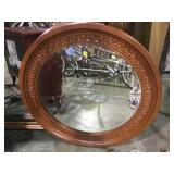 Small round wall mirror approx. 2