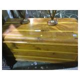 Vintage cedar lined wooden trunk Local pickup