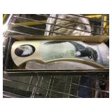 New oversized pocket knife with eagle decoration