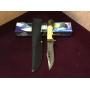 New eagle handled knife with sheath