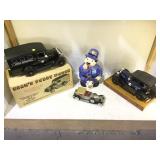 DIECAST PADDY WAGON, POLICE CAR, COOKIE JAR & MORE