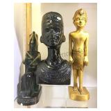 EGYPTIAN DECOR, BUST & FIGURINES