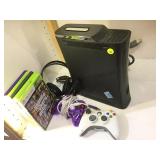 XBOX360 120GB HDD W/ CONTROLLERS & GAMES