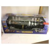 RAZORBACK THUNDERBOLT AIRPLANE,1:18,  NIB