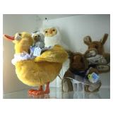 RAIKES BUNNYS, GOOSE & OWL