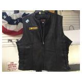 LEATHER VEST "ARIZONA CITY" PROPERTY OF M-1