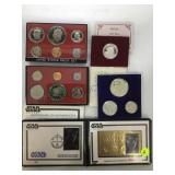 1982 SILVER PROOF 50C, 2-1976PROOF SETS, 1976 IKE