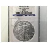 2010 NGC MS69 SILVER AMERICAN EAGLE