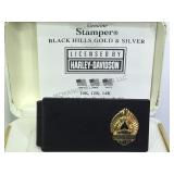 GENUINE BLK HILLS GOLD HARLEY DAVIDSON MONEY CLIP