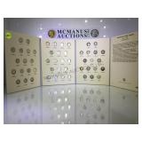 COMPLETE ALBUM OF SILVER ROOSEVELT DIMES