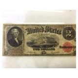1917 $2  RED SEAL LEGAL TENDER NOTE