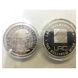 (2 OZ) & (1 OZ. .999) SILVER ROUNDS