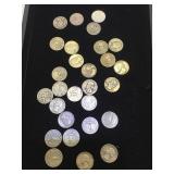 (28) SILVER QUARTERS