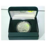 1989 SILVER  AMERICAN EAGLE W/COA & CASE