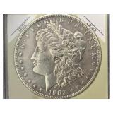 1903 MORGAN SILVER DOLLAR, CASED
