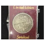 1879+ MORGAN SILVER DOLLAR, CASED