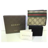 GUCCI  SIGNATURE WALLET W/ BOX