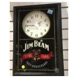 JIM BEAM ADVERTISING CLOCK