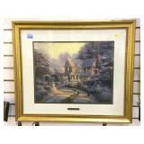 "THE NIGHT BEFORE CHRISTMAS" THOMAS KINCAID PRINT