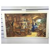 MERLIN & ARTHUR BY SCOTT GUSTAFSON LITHOGRAPH